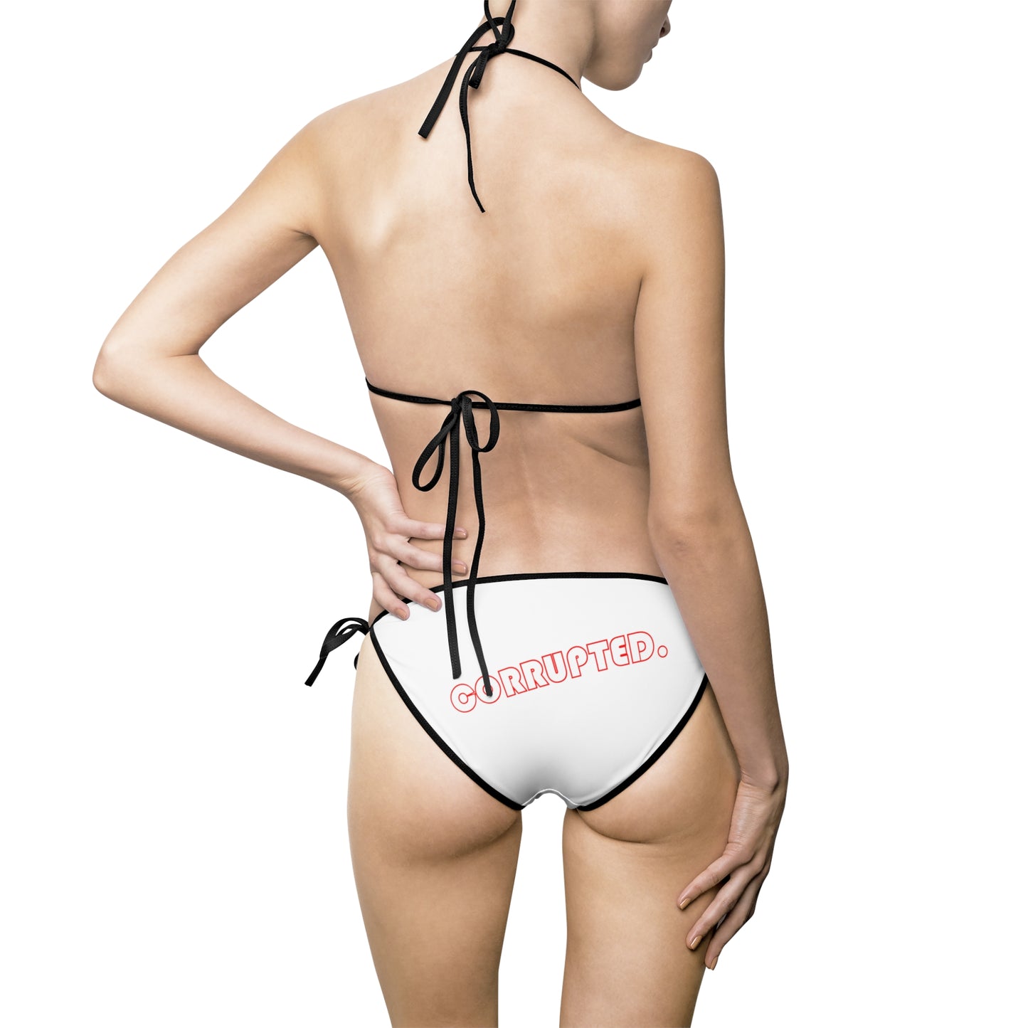 Women's Bikini Swimsuit (AOP) by Easily Corrupted