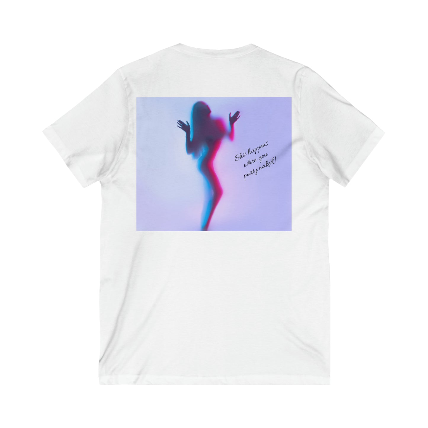 Pary Naked V-Neck Tee by Easily Corrupted