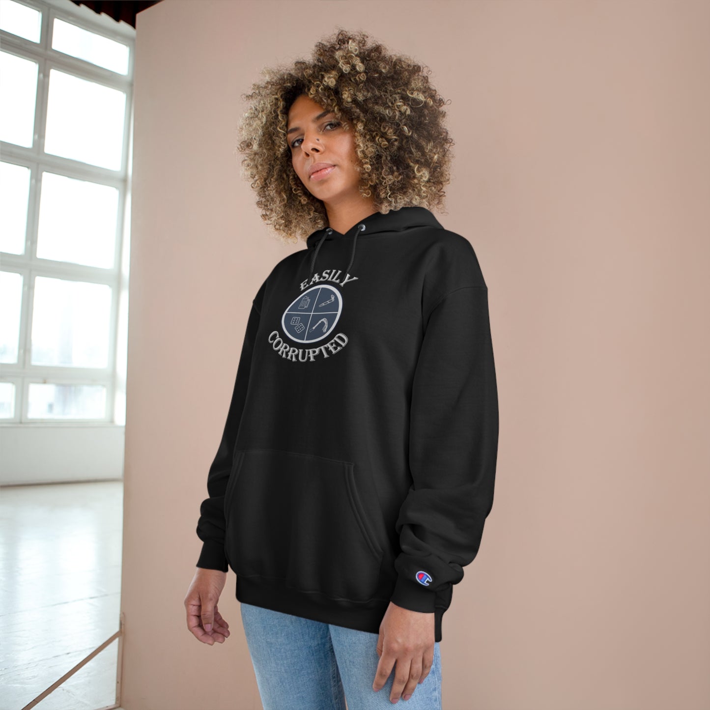 Easily Corrupted Champion Hoodie 2