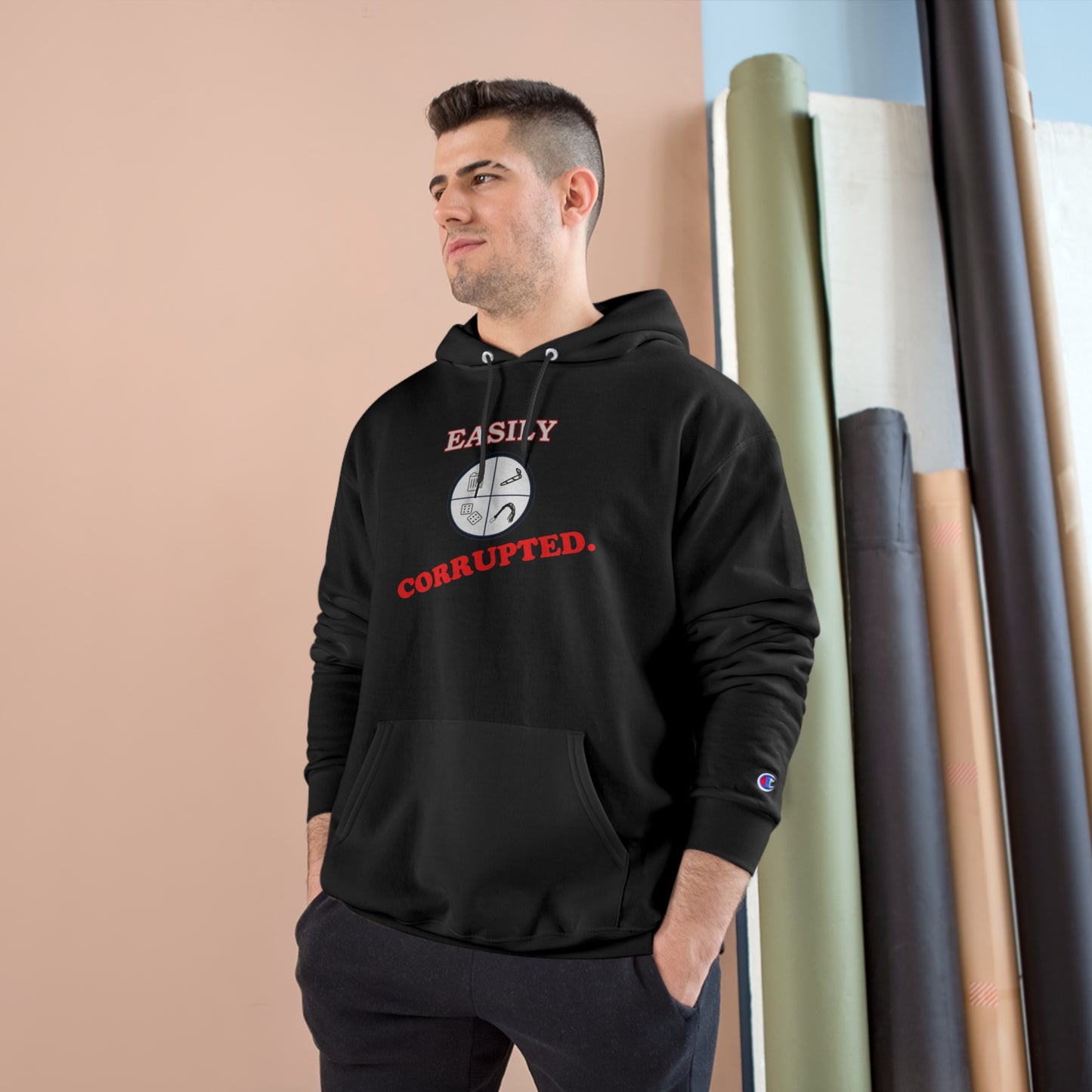 Easily Corrupted Champion Hoodie