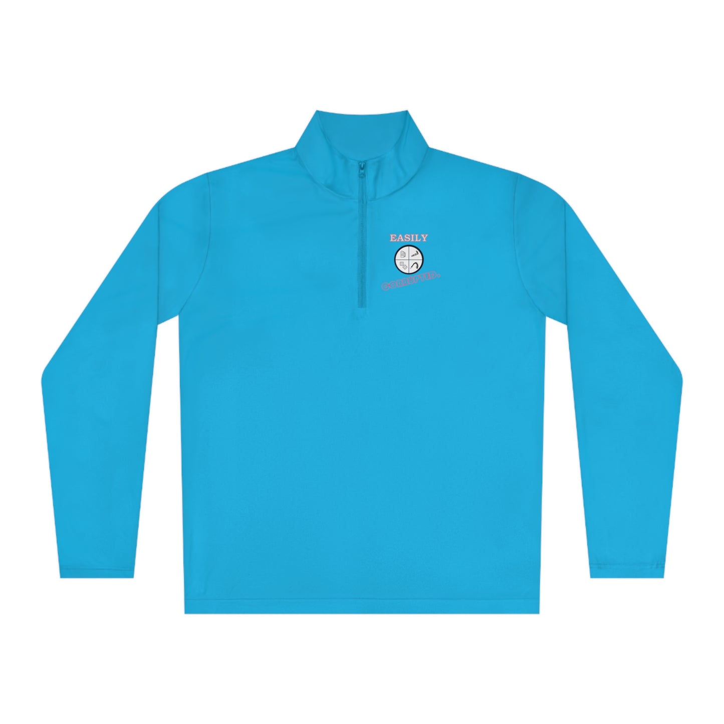 Unisex Quarter-Zip Pullover by Easily Corrupted