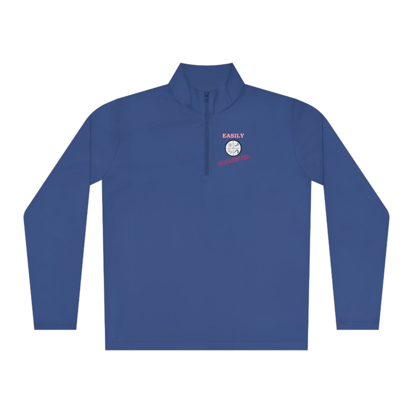 Unisex Quarter-Zip Pullover by Easily Corrupted