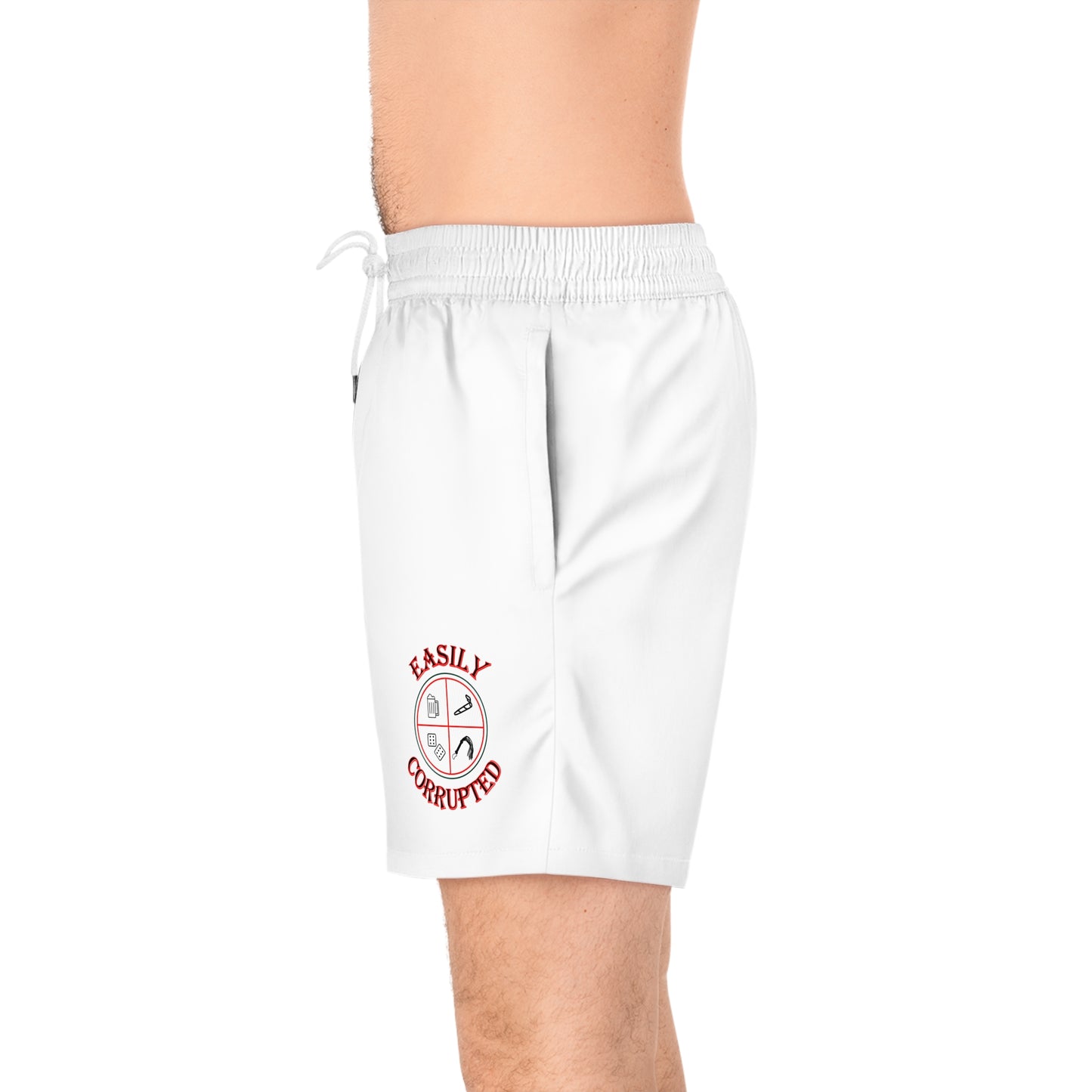 Easily Corrupted Men's Mid-Length Swim Shorts