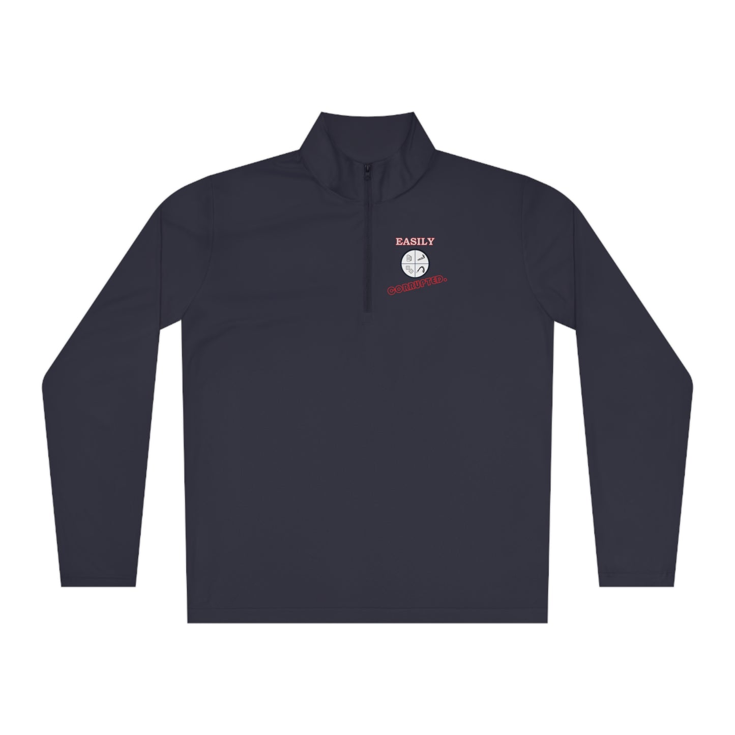 Unisex Quarter-Zip Pullover by Easily Corrupted