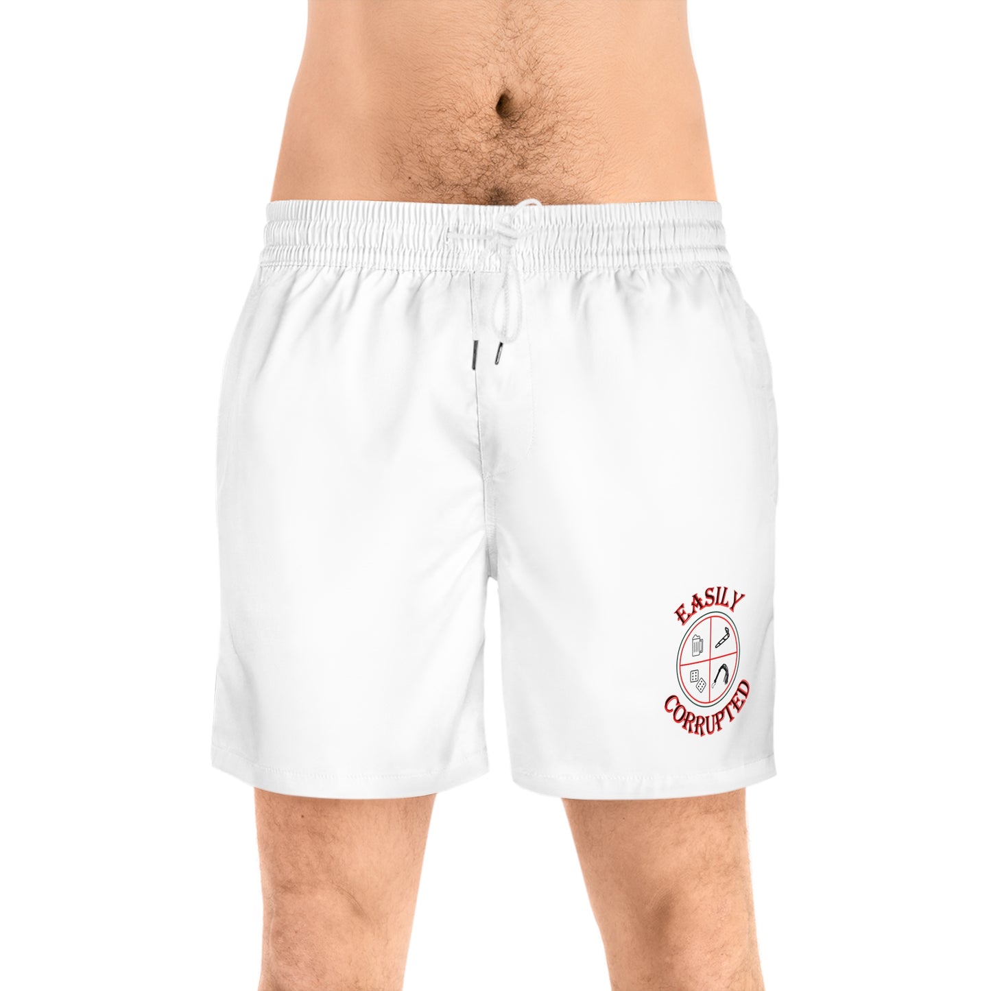 Easily Corrupted Men's Mid-Length Swim Shorts