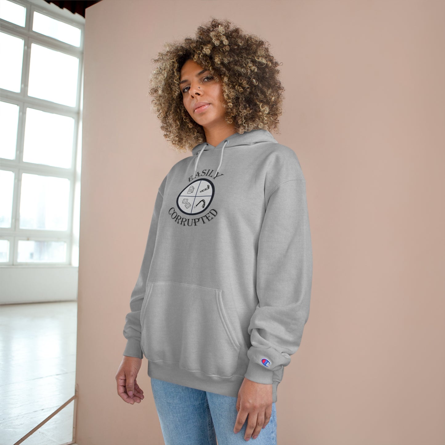 Easily Corrupted Champion Hoodie 3
