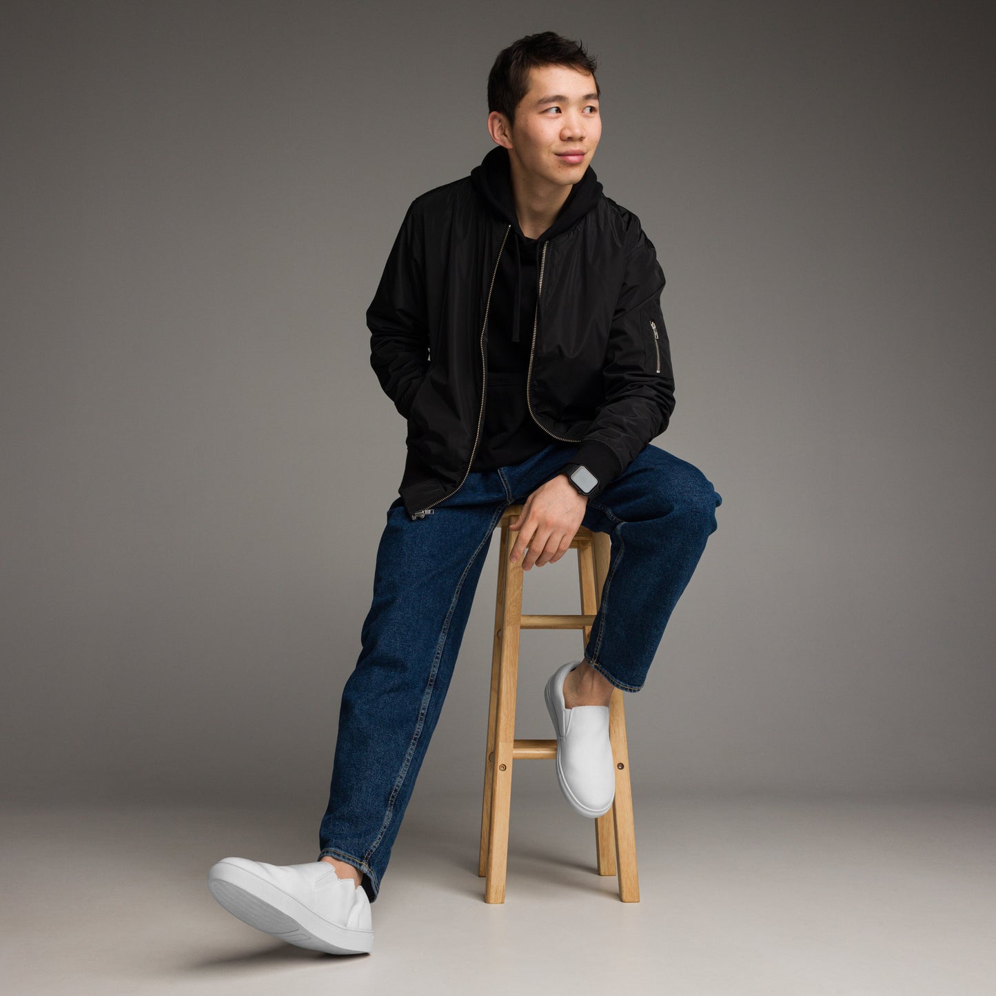 Easily Corrupted Men’s slip-on canvas shoes