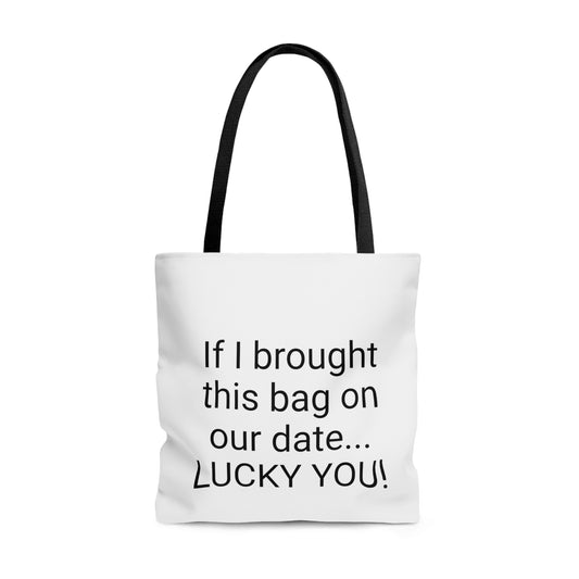 Lucky You! Tote Bag by Easily Corrupted