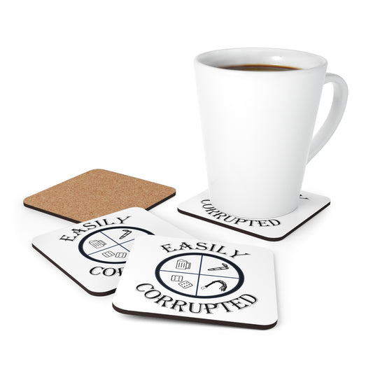 Corkwood Coaster Set by Easily Corrupted