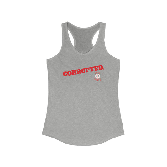 Corrupted. Women's Ideal Racerback Tank by Easily Corrupted