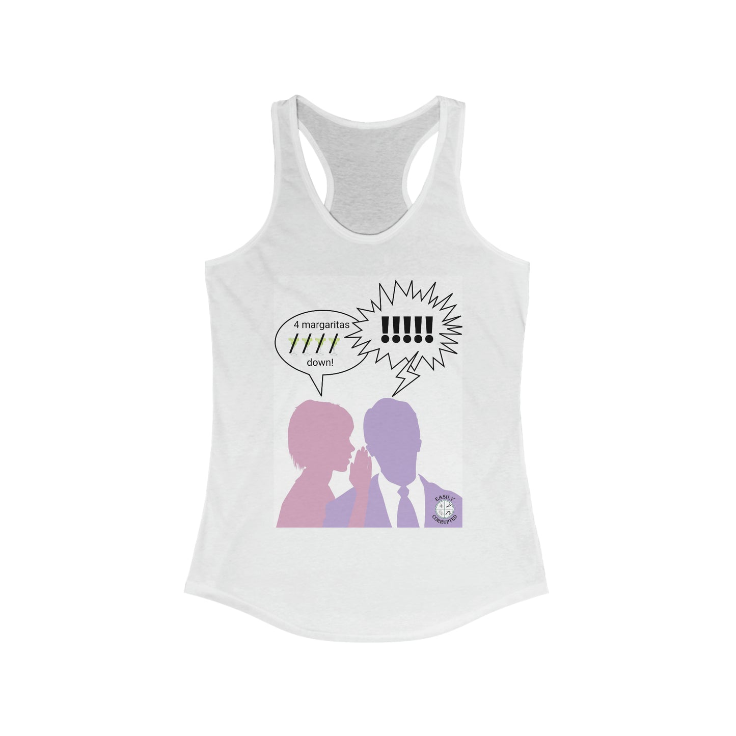 4 Margaritas Women's Ideal Racerback Tank by Easily Corrupted