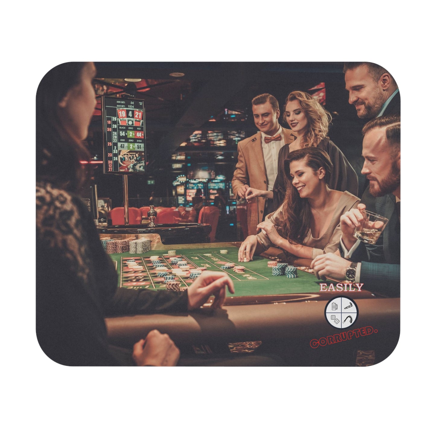 Gambling Mouse Pad (Rectangle) by Easily Corrupted