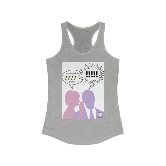 4 Margaritas Women's Ideal Racerback Tank by Easily Corrupted