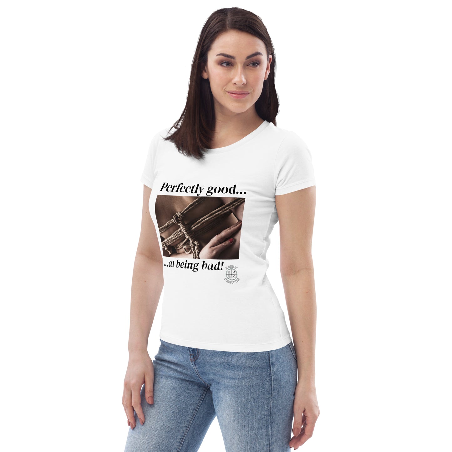 Good at Being Bad Women's tee by Easily Corrupted